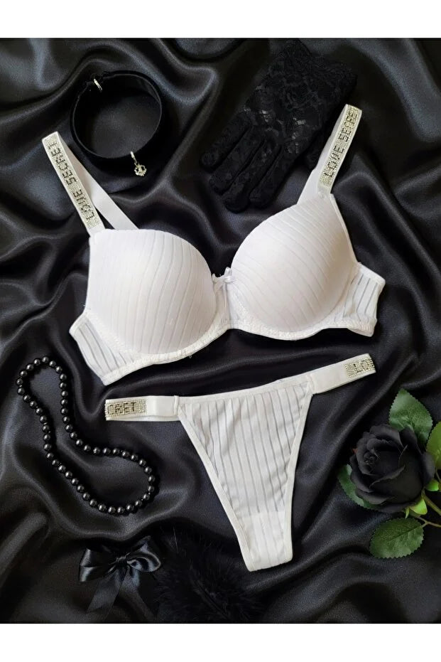 NEW SEZON DESTEKLİ DOLGULU TAŞLI LOVEE SECRET TAKIM